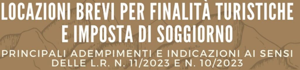 Locazioni brevi per finalità turistiche e imposta di soggiorno